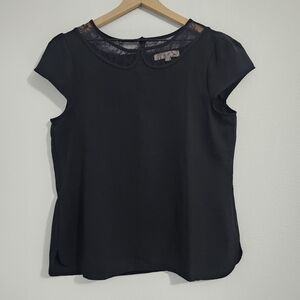 Ann Taylor Loft • Black Lace Blouse